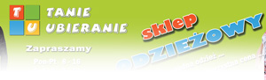 Tanie Ubieranie - projekt logo oraz baneru.