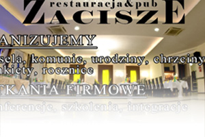 Zacisze Restauracja&Pub - projekt moduu reklamowego.