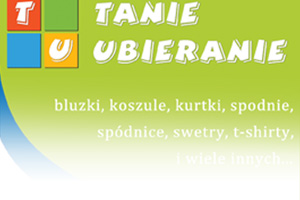 Tanie ubieranie - projekt oraz oklejenie witryny siatka mesh.